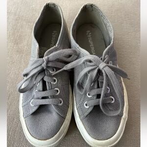 Superga gray low tops size 6, 2750 COTU Classic Sneaker.